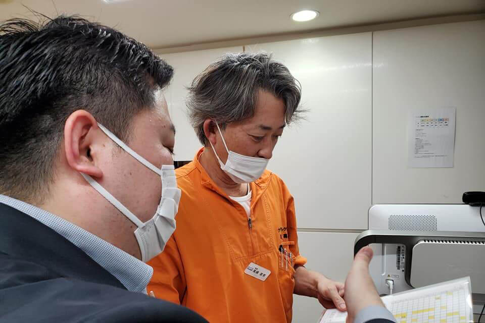 医院訪問・院長と軽い打ち合わせ